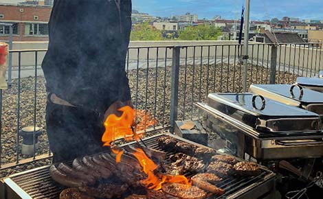 BBQ voor bedrijven op elke plek