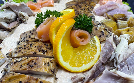 Vissalade vers bij Mercurius Catering