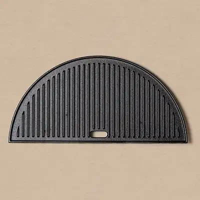Halvemaanvormige – Gietijzeren schijf – Griddle – Large