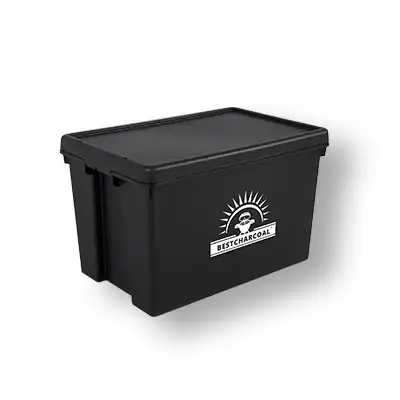 Houtskool bewaarbox