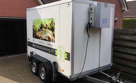 Verhuur koelaanhanger bij Mercurius Catering